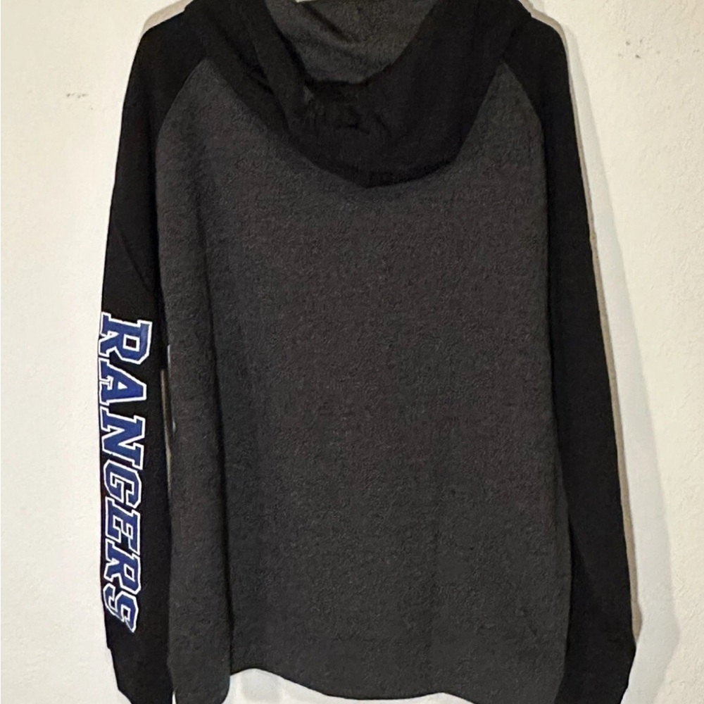 Mitchell & Ness Men’s Large Lg New York Rangers Logo Pullover Hoodie Black NWT - Picture 5 of 5